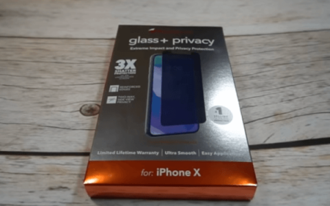 Zagg InvisibleShield Glass+ Privacy for iPhone X Unboxing, Installation, and Review